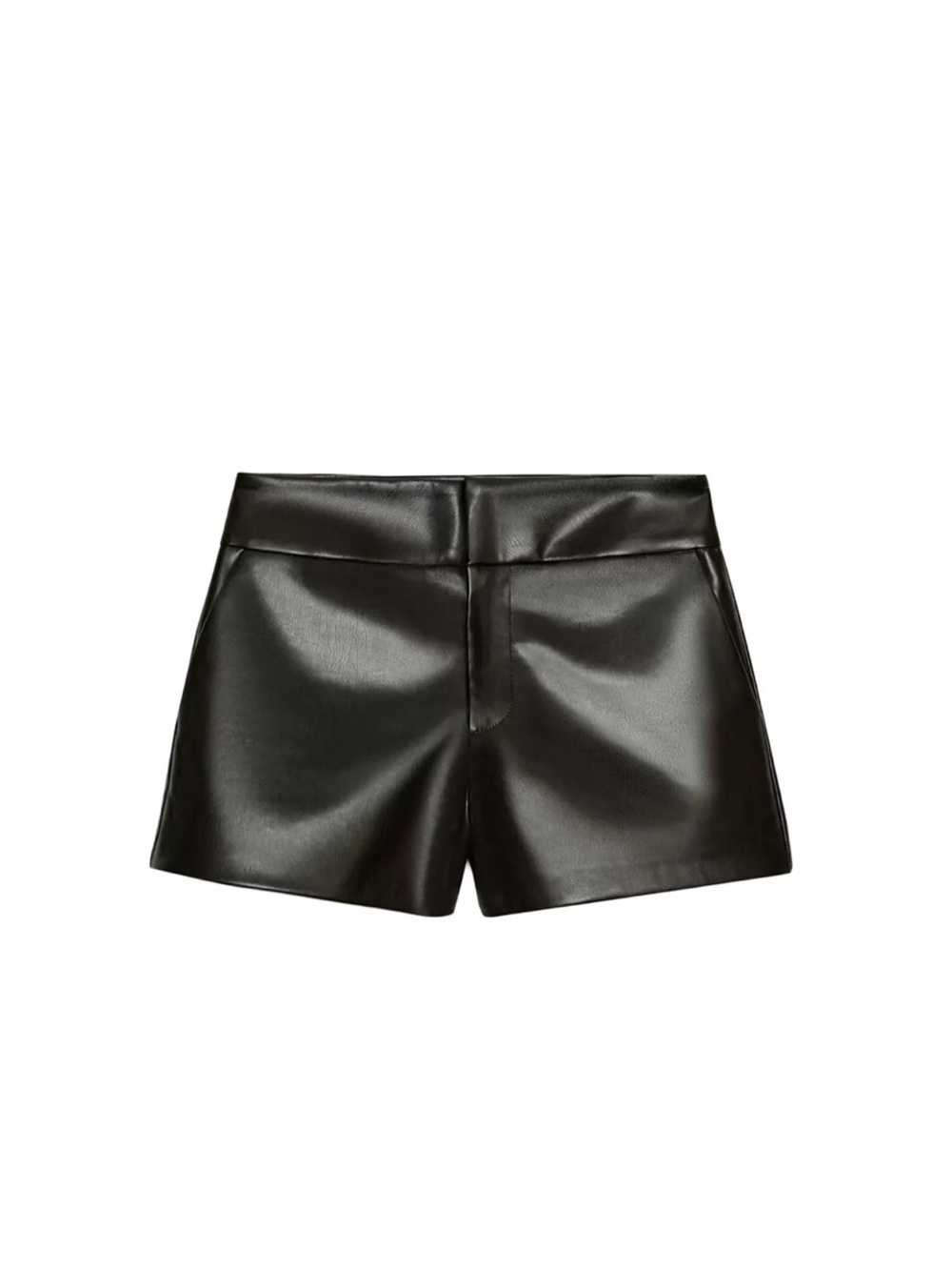 Zara Leather Shorts